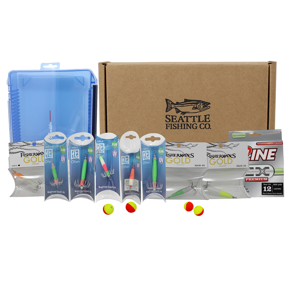 Puget Sound Squid Fishing Gift Box Medium