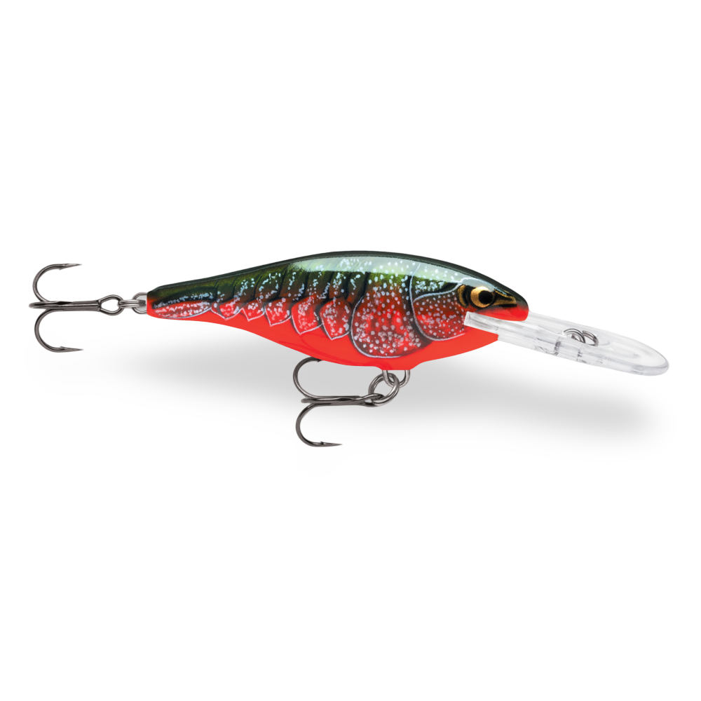 Rapala Shad Rap Red Crawdad RCW