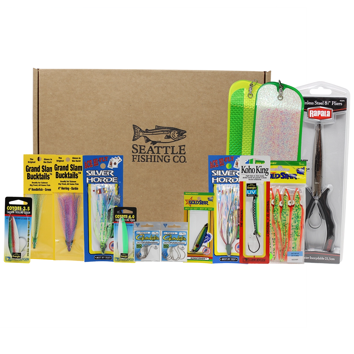 Salmon Trolling Fishing Gift Box Large