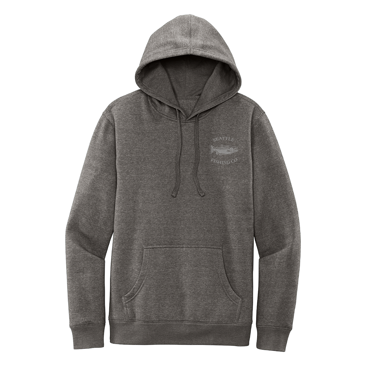 Seattle Fishing Co Classic Hoodie Gray Frost