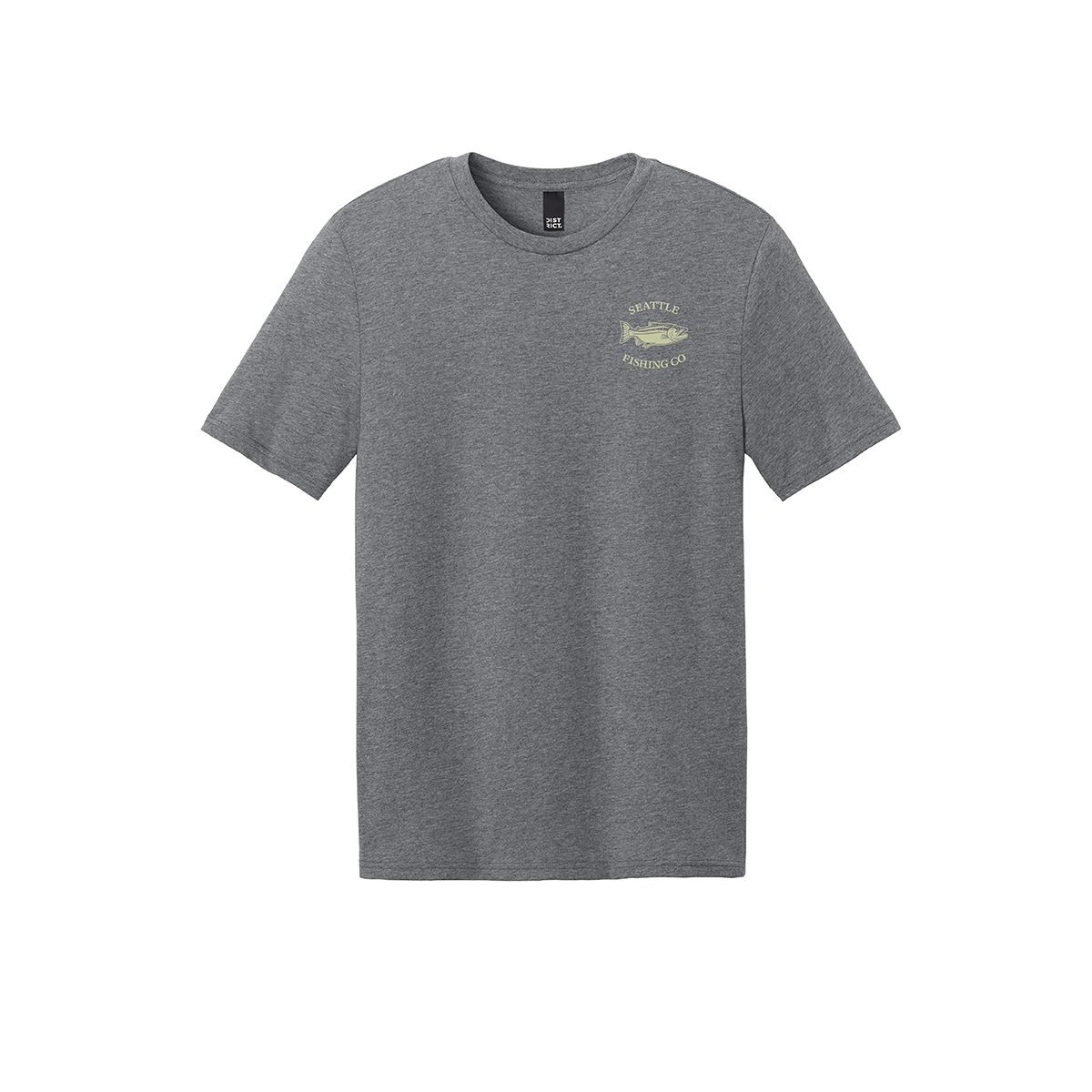 Seattle Fishing Co Classic Tee Graphite Heather