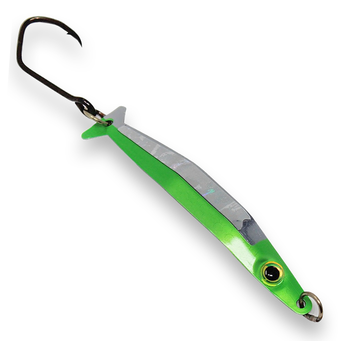 Silver Horde Coho Killer Spoons Green Haze UV Silver Horde Coho Killer Spoons Green Haze UV