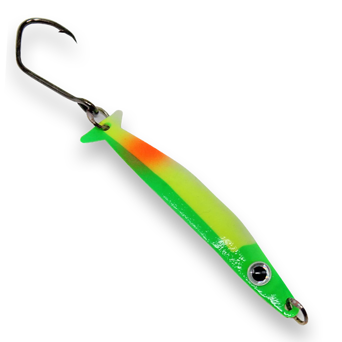 Silver Horde Coho Killer Spoon Yellow Tail