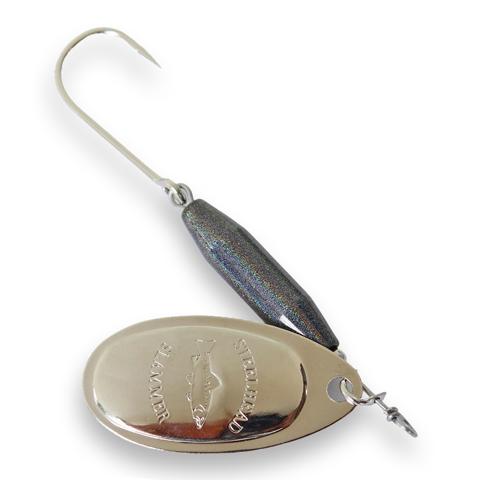 Steelhead Slammer Spinner Baitfish Nickel Blade