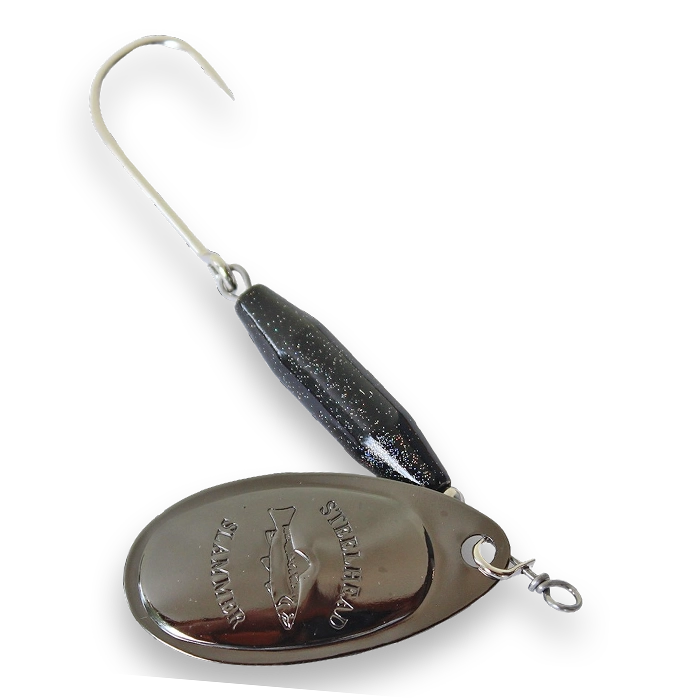 Steelhead Slammer Spinner Black Galaxy