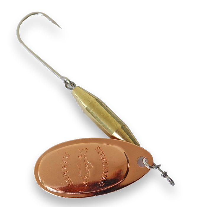 Steelhead Slammer Spinner Brass Copper Blade