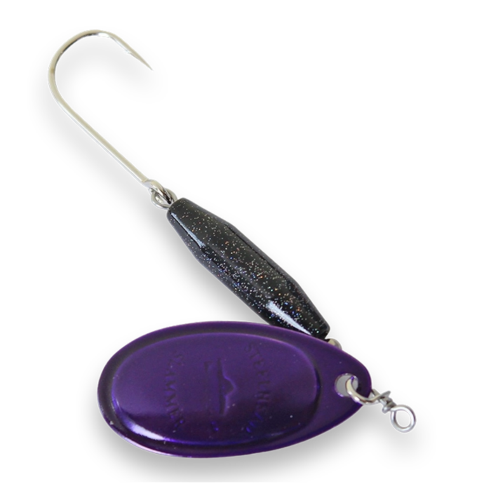 Steelhead Slammer Spinner Deep Dark Purple