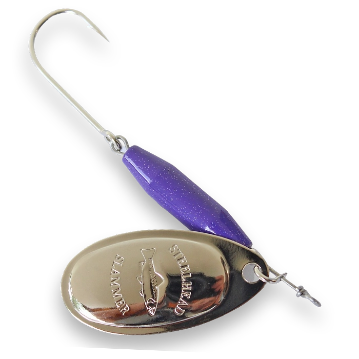 Steelhead Slammer Spinner Purple Haze Nickel Blade