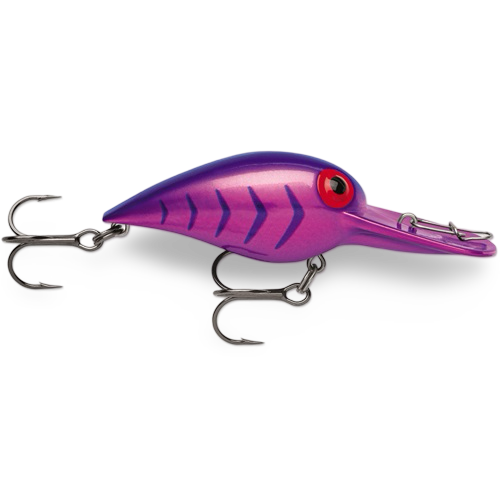 Storm Wiggle Wart Mettalic Purple and Purple Herringbone