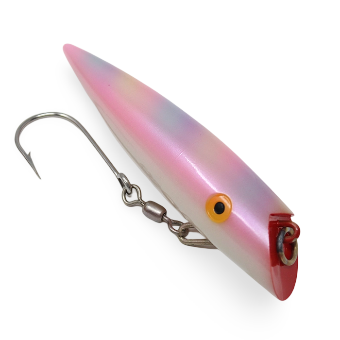 Tomic Plug Tubby 4 Inch 603 Pink Stripe