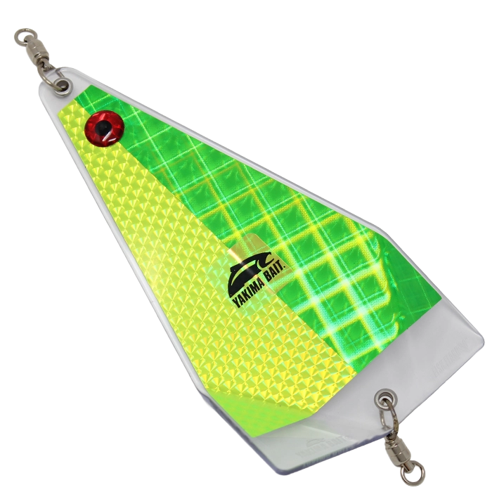 Yakima Bait Fish Flash Inline Flasher Chartreuse Lime Bomb