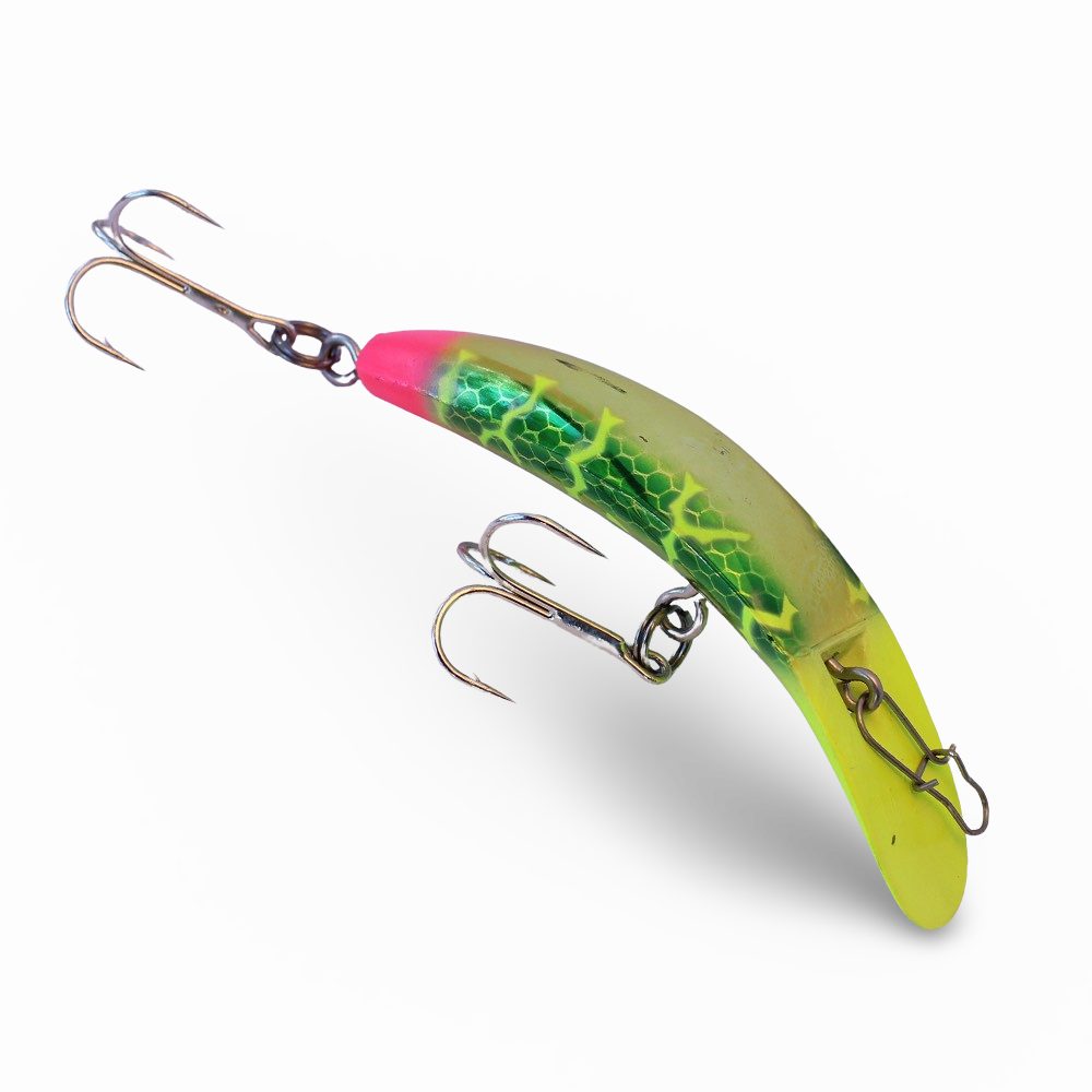 Yakima Bait M2 Flatfish Trolling Plug Bleeding Frog