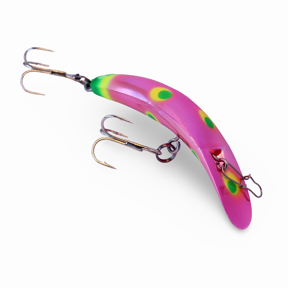 best flatfish lures for trout Yakima Bait M2 Flatfish Trolling Plug Bleeding Frog