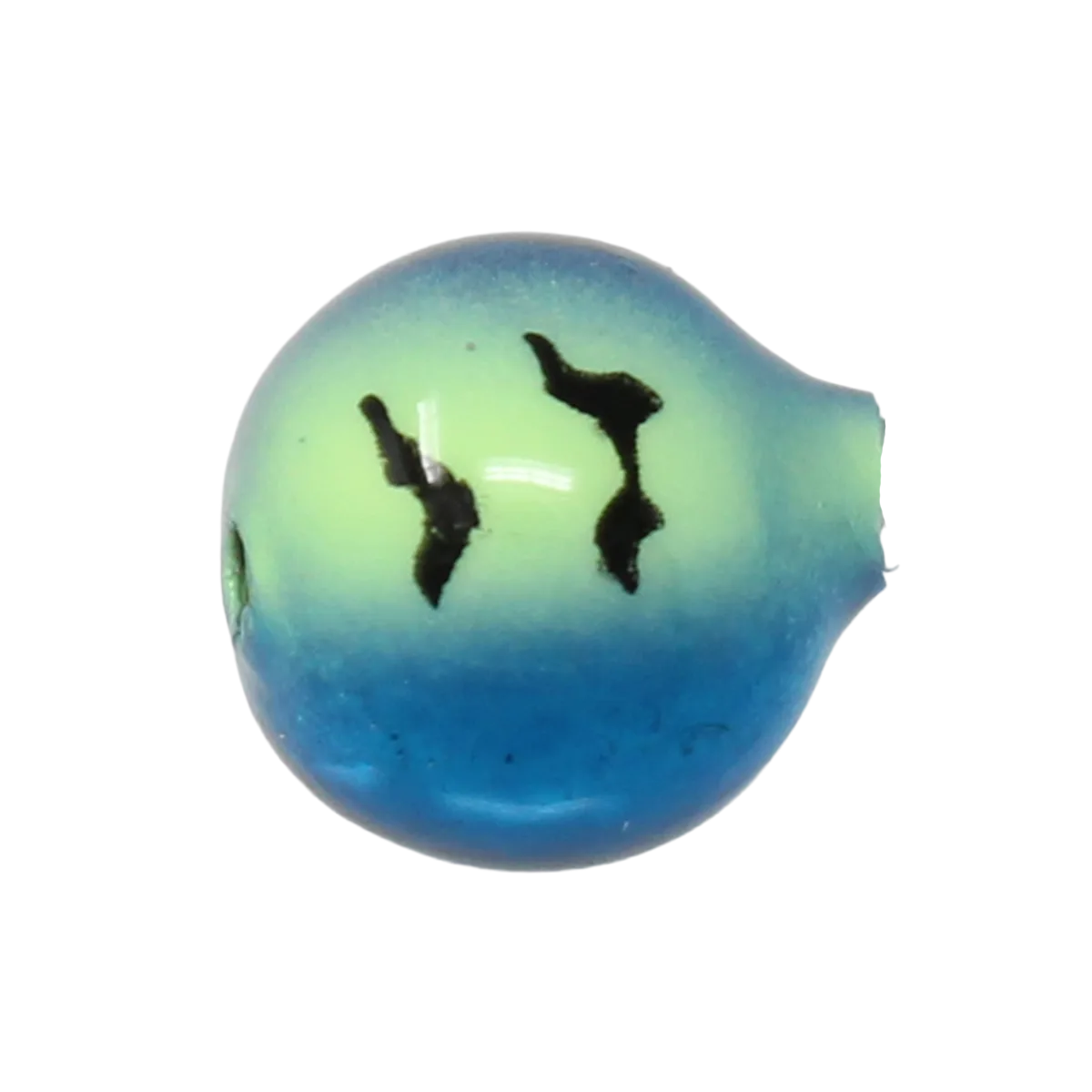 Yakima Bait Lil Corky Blue Chartreuse Black Tiger