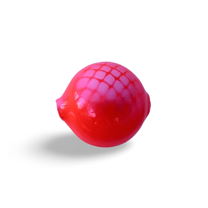 Yakima Bait Lil Corky Flo Red Silver