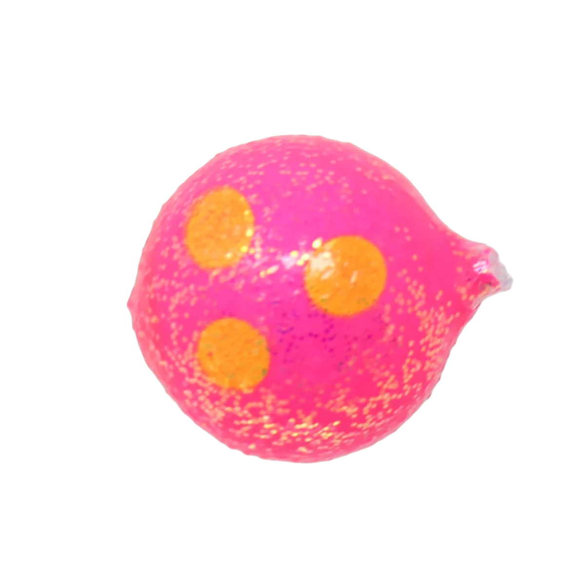 Yakima Bait Lil Corky Glitter Pink Spot