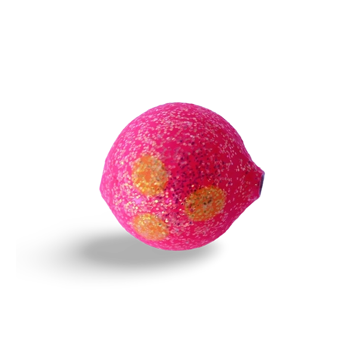 Yakima Bait Lil Corky Glitter Pink Spot