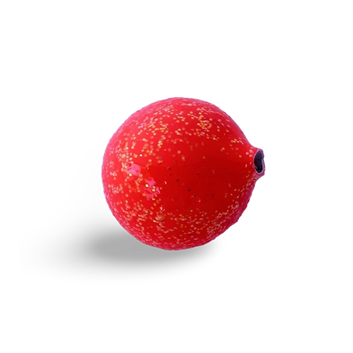 Yakima Bait Lil Corky Glitter Rocket Red