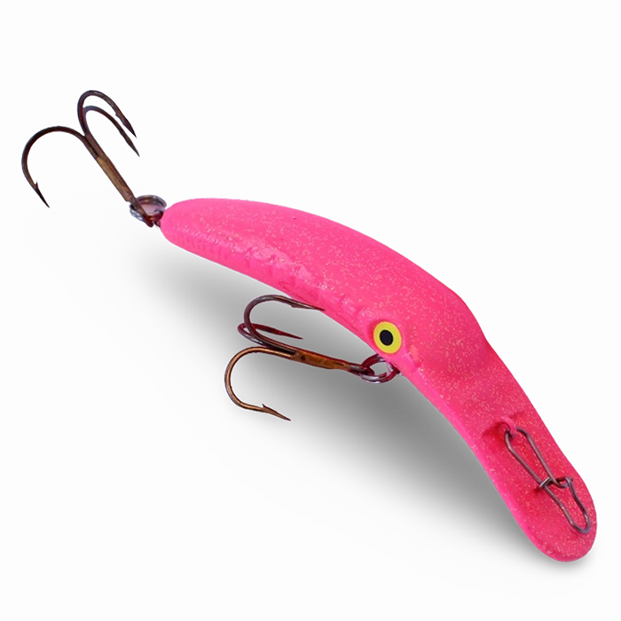 Yakima Bait Mag Lip Plug Glitter Pink