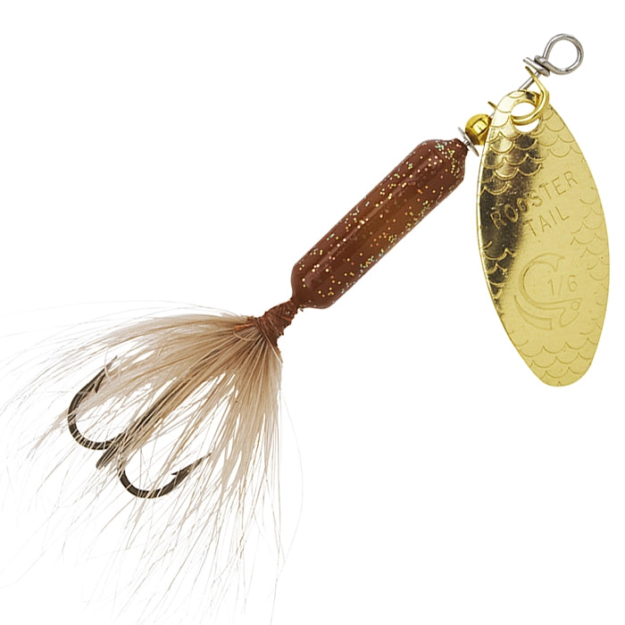 Yakima Bait Roostertail Glitter Brown