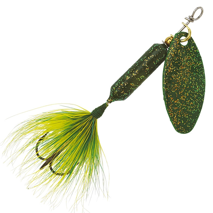 Yakima Bait Roostertail Glitter Frog