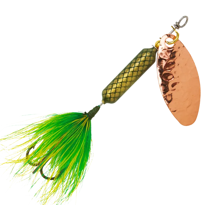 Yakima Bait Roostertail Hammered Copper Frog