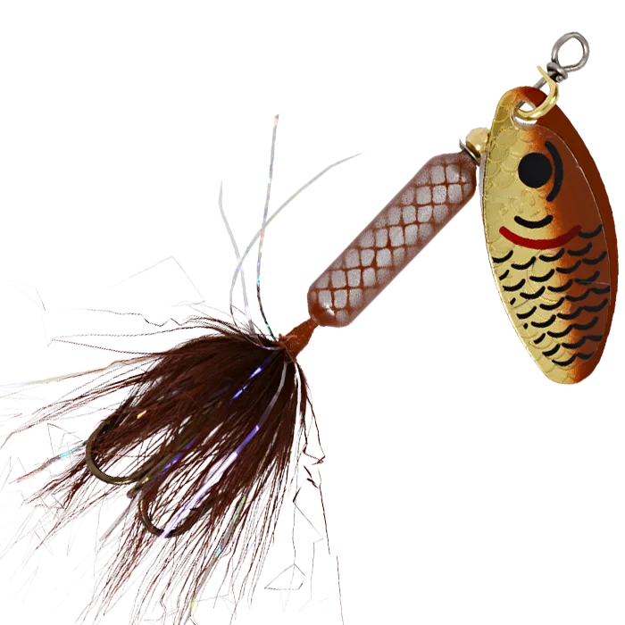 Yakima Bait Roostertail Tinsel Brown