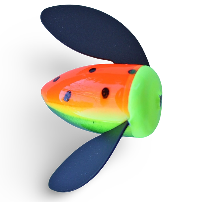black spin glow fishing lure Yakima Bait Size 6 (3/4") Spin-N-Glo's – Seattle Fishing Company
