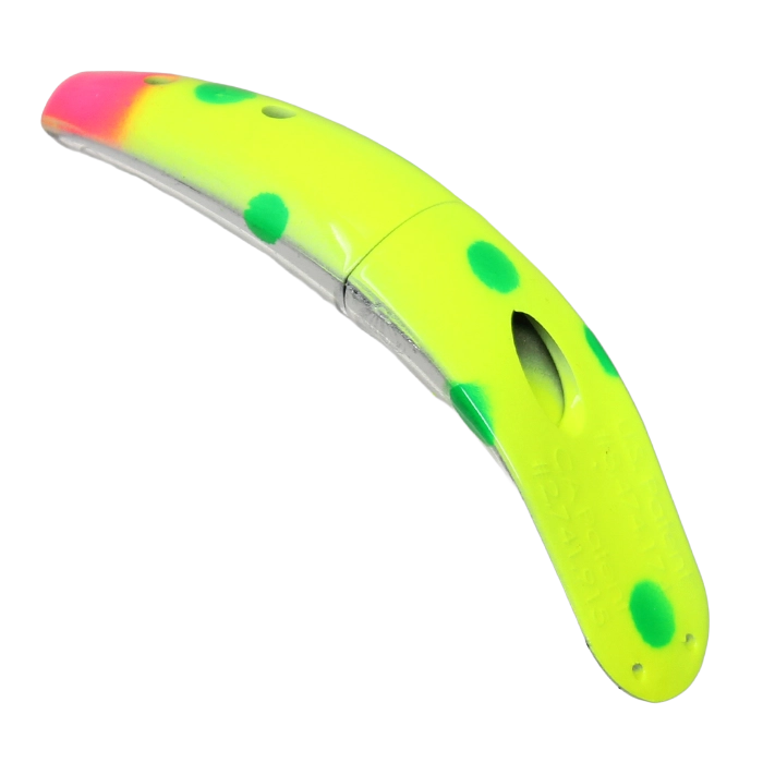 Yakima Bait Spinfish Chrome Monkey Pickles