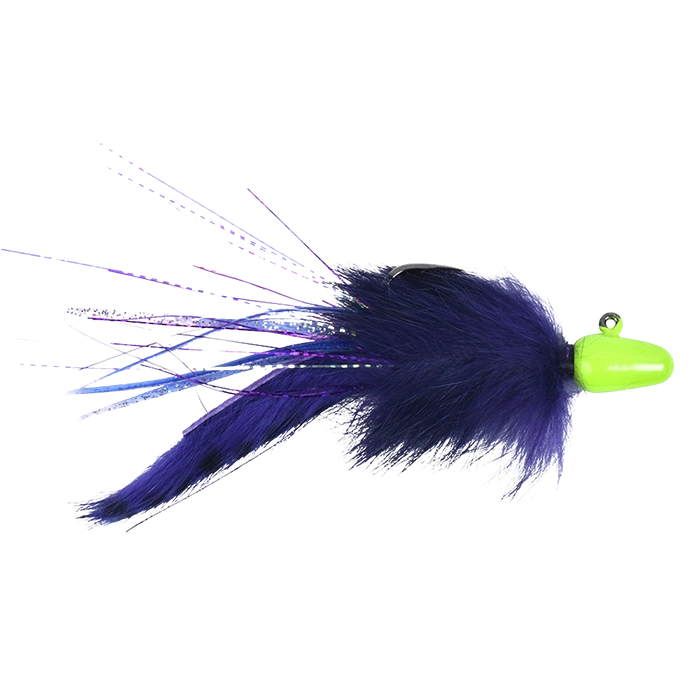 Yakima Twitching Jig Chartreuse Purple