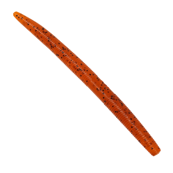 Yamamoto 5 Inch Senko 186 Pumpkin Black Flake