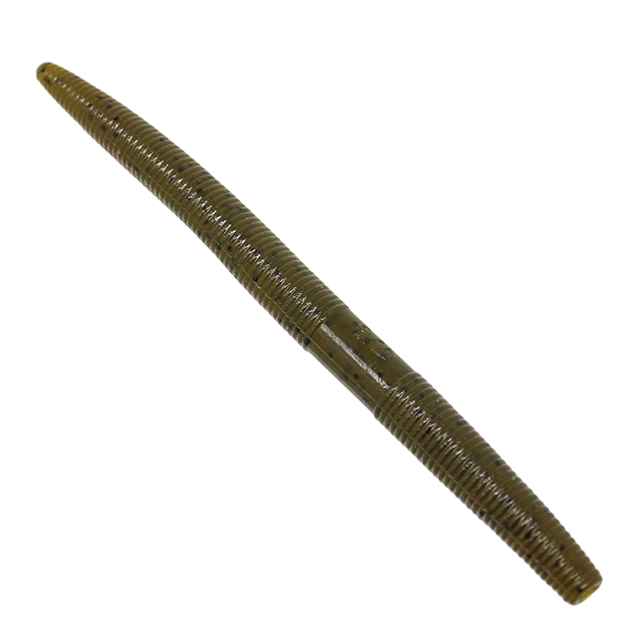 Yamamoto 5 Inch Senko 297 Green Pumpkin Black Flake