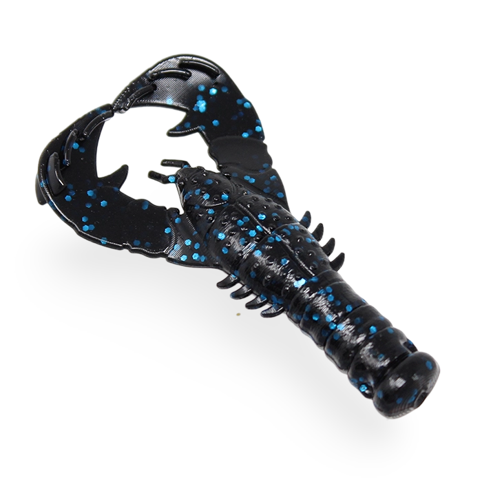 Yamamoto Yama Craw 021 Black Large Blue Flake