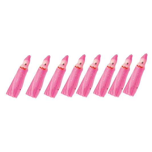 P-Line Sunrise Squid 1.5" 8-pack Pearl & Pink Stripe Glow