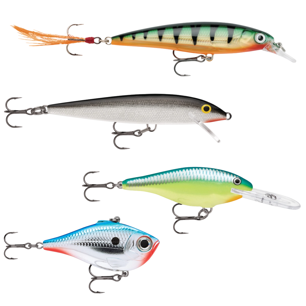 bass walleye jerkbaits crankbaits lipless lures