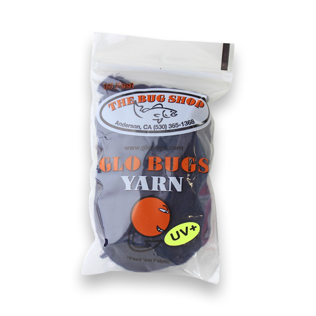 Glo Bugs Yarn Black– Seattle Fishing Company