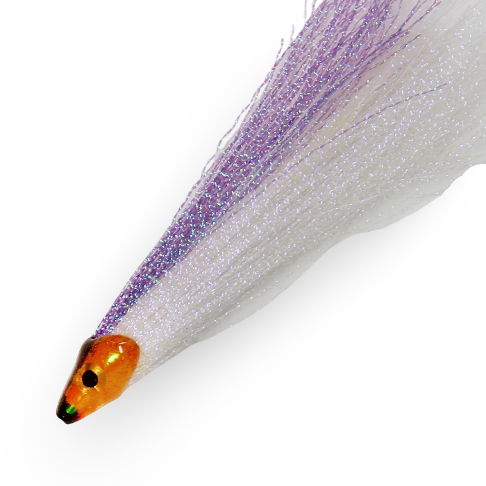 Grand Slam Bucktails in Purple Haze for salmon, trout, and halibut fishing