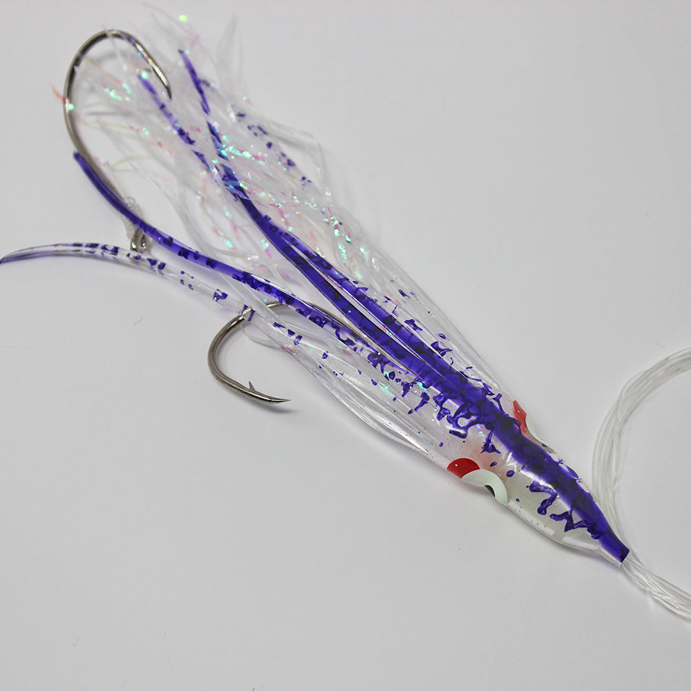 Salmon Trolling Rig - Gold Star UV Spatterback Purple O225R