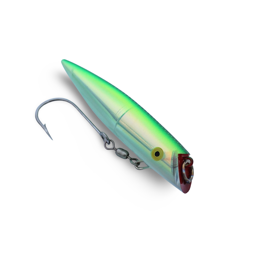 Tomic Plug Chartreuse & Green UV Blast (Glow Belly)