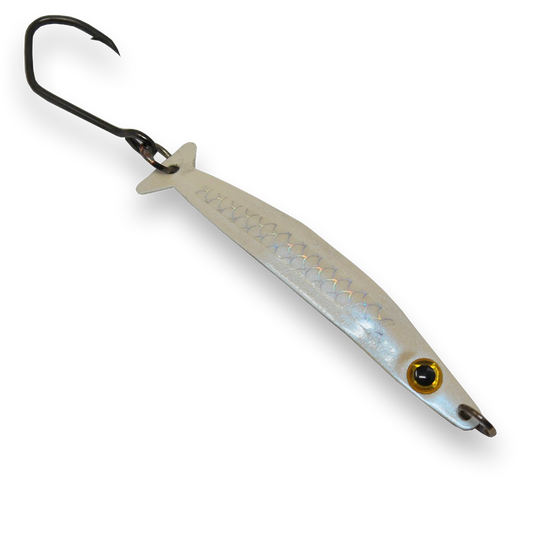 Silver Horde Coho Killer UV White Lightning (Glow Back) 683