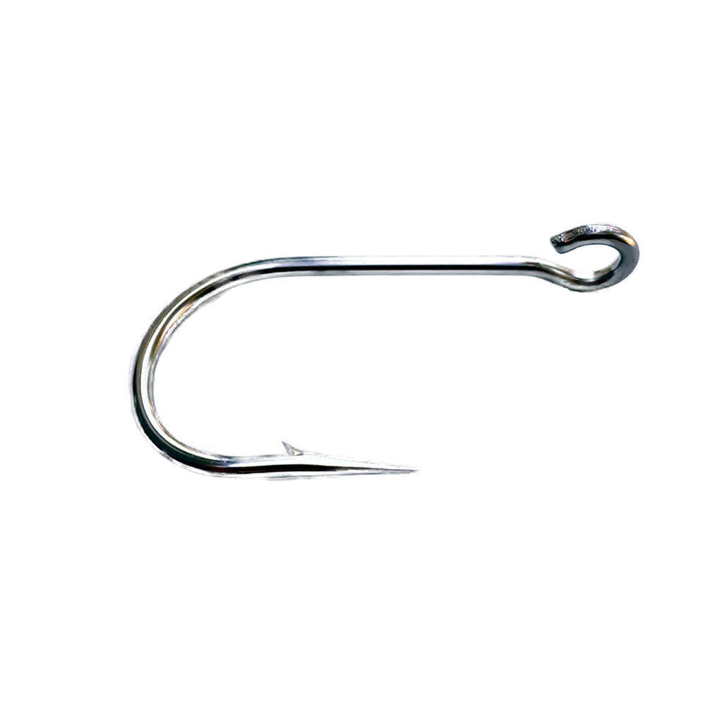Mustad 9510 Stainless Steel Open-Eye Siwash Hook Sizes 3/0 to 6/0