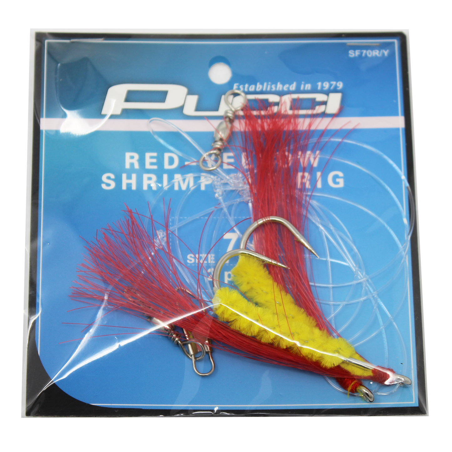 Shrimp Flies - Rigged Double - Red/Yellow