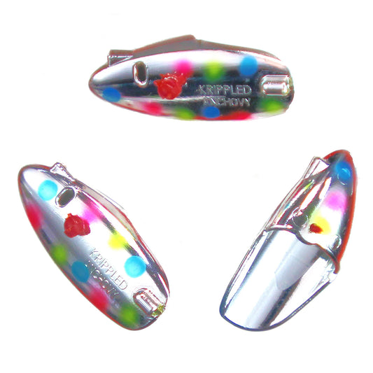 Krippled Anchovy Helmet 3-Pack Wonderbread on Chrome