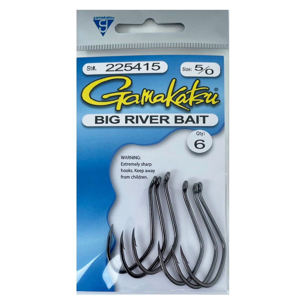 Gamakatsu Big River Bait Hook Black