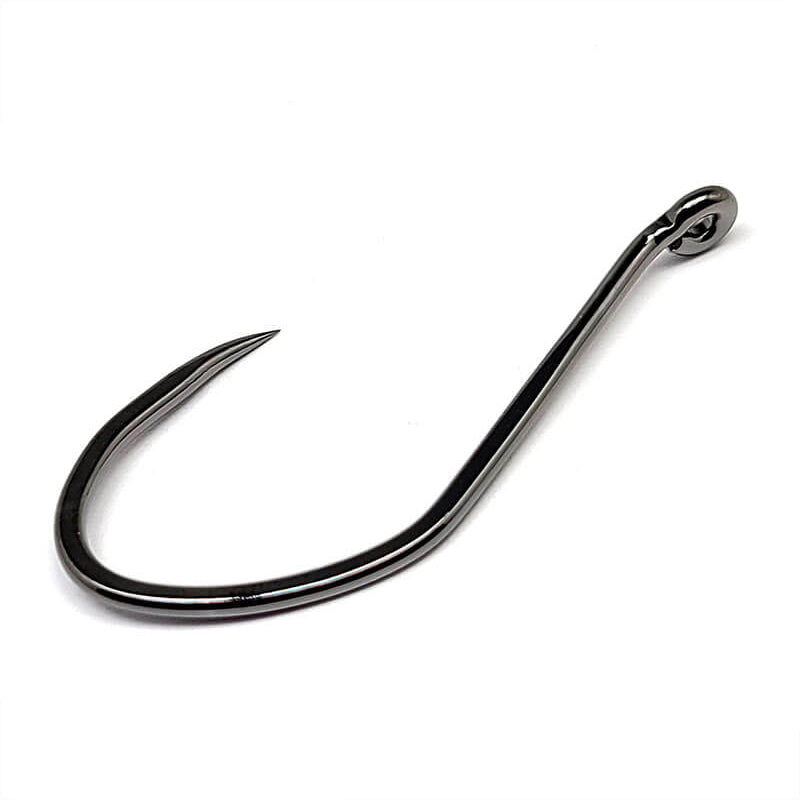 Gamakatsu Big River Bait Hook Barbless Black