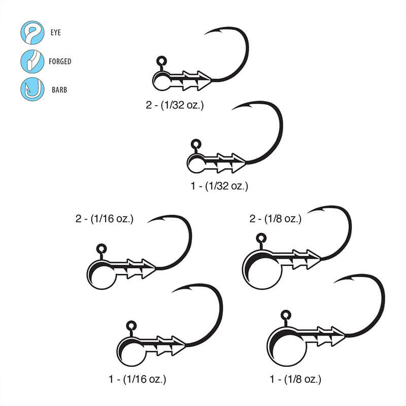 Gamakatsu Jig Head Round 211 Black