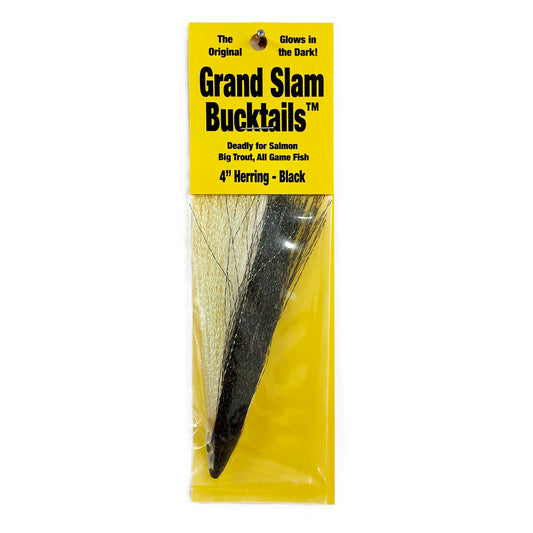 Grand Slam Bucktail 4" Herring Black