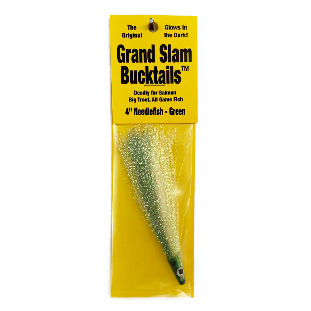 Grand Slam Bucktail 4 Needlefish Green– Seattle Fishing Company