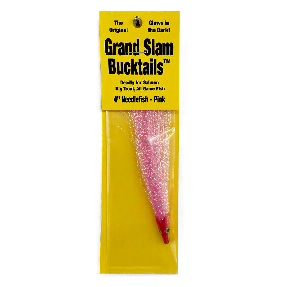 Grand Slam Bucktail 4" Needlefish Pink