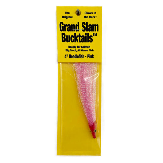 Grand Slam Bucktail 4" Needlefish Pink